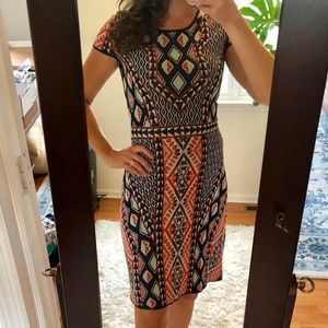 BCBG MAXAZRIA | Geometric Dress